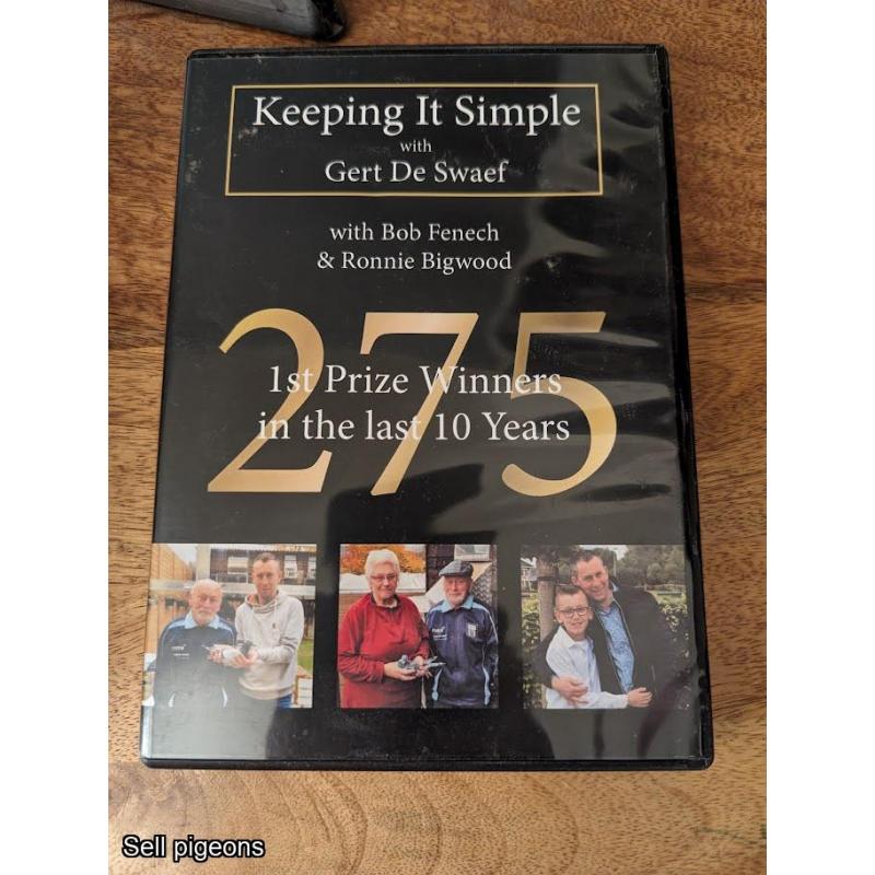 KEEP IT SIMPLE GERT DE SWAEF DVD FREE P+P