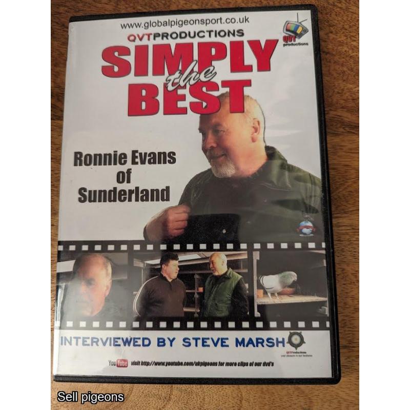 SIMPLY THE BEST RONNIE EVANS SUNDERLAND DVD FREE P+P